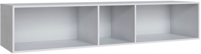 Шкаф Мадрид, композиция 18, Белый/Ателье светлое