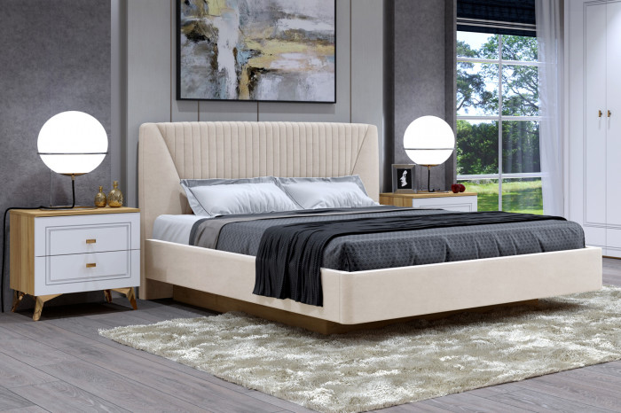 Кровать-11М с подъемным основанием 1400 Вега Сапфир