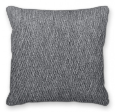 Подушка Лондон рогожка серая