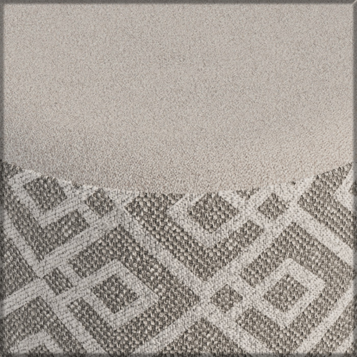 Афина Спальня 4-25901М1к.с. Трюмо + Банкетка 6-5132ТКсерая Юна, кашемир серый/ткань серая