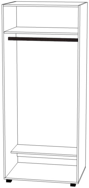 Модульная гостиная комната "Шанталь" - Дуб наварра/Белый