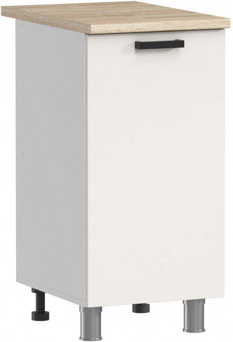 МК Аленушка Н 400 Лаванда Молочный, скоба черный (без столешницы)