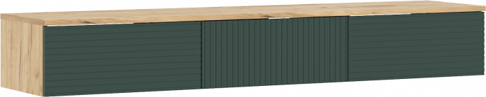 Флэш Модульная Гостиная, вариант №2, Браш мени грин/Дуб крафт