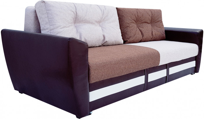 Диван еврокнижка Амстердам 160 рогожка комби НПБ