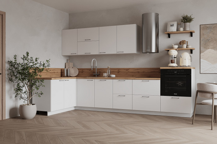 КГ Угловой 1500х3150 (с пм) , Белый софт матовый  Арника РМ в.5