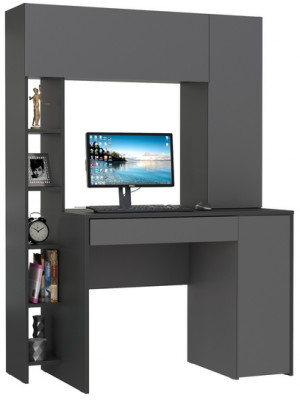 компьютерный стол Комфорт 12.71, антрацит/тёмно-серый