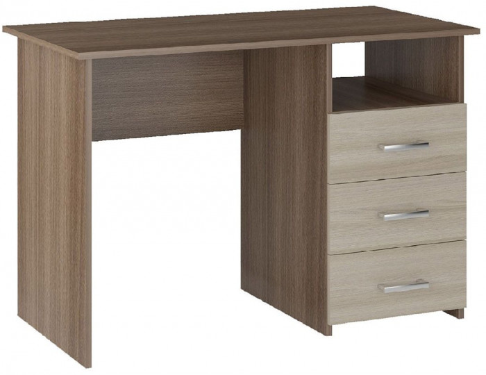 Интел-3 стол компьютерный Ясень Шимо темный / Светлый