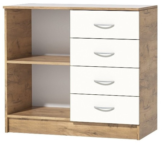 Кэт-7 Комод 1 створка, ящики (Венге / Белфорт)