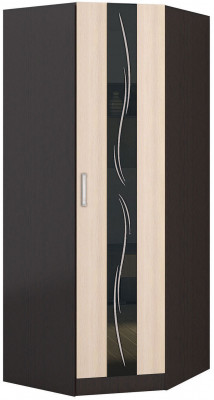 Эрика шкаф угловой (900/900*2200*550) венге/дуб молочный