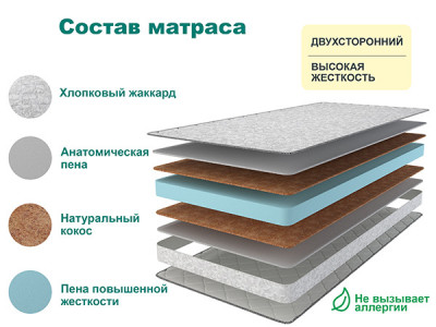 Матрас SLEEP HARD 120х200