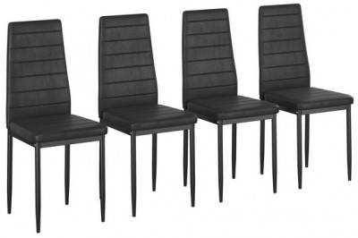 Четыре стула Мебель--24 A-117, чёрный
