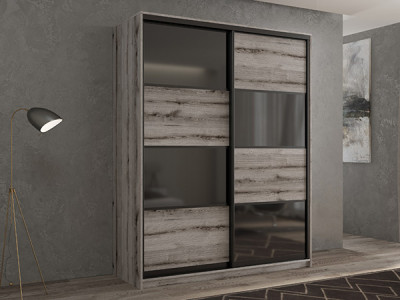 Шкаф-купе Кааппи 13 Эвок Окаменелый 150х60х230 см