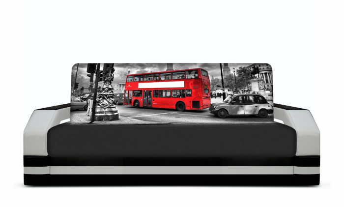 Диван книжка с принтом Автобус 1