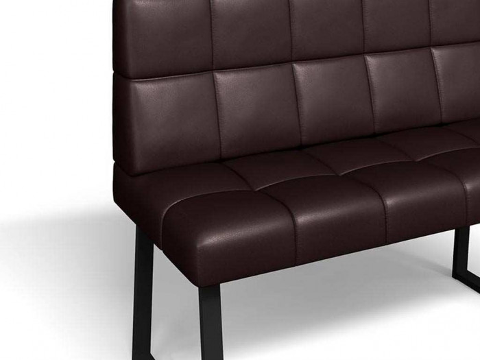 Модульный угловой диван Реал Умбер/Черный муар