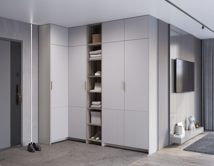 Шкаф навесной "Пандора" ШКН-08, Кашемир/Айриш МФ03