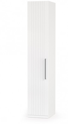 Валенсия Спальня 13.207 Шкаф-пенал, ЛДСП белый шагрень/МДФ белый шагрень