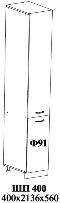 Ф-91 Мария (ШП 400) МДФ белый