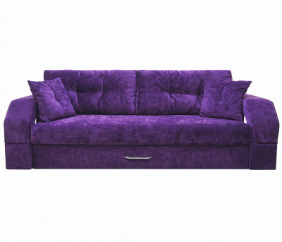 Диван еврокнижка Манчестер 160 ВЕЛЮР 08 ФИОЛЕТОВЫЙ НПБ