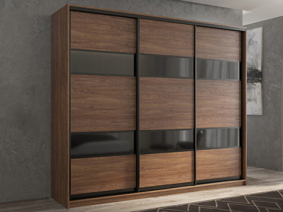 Шкаф-купе Кааппи 7 Морское Дерево Винтаж 180х60х230 см