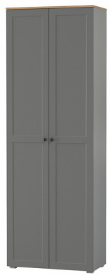 Остин 16.307 Шкаф, цвет серый графит/дуб крафт золотой, ШхГхВ 80х41,8х229,8 см.