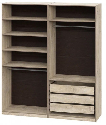 Шкаф без фасадов Этна 2 м. Комплект 8