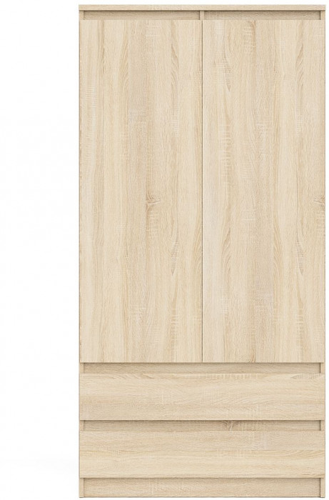 Мори Шкаф МШ900.1, цвет дуб сонома, ШхГхВ 90,4х50,4х179,6 см.