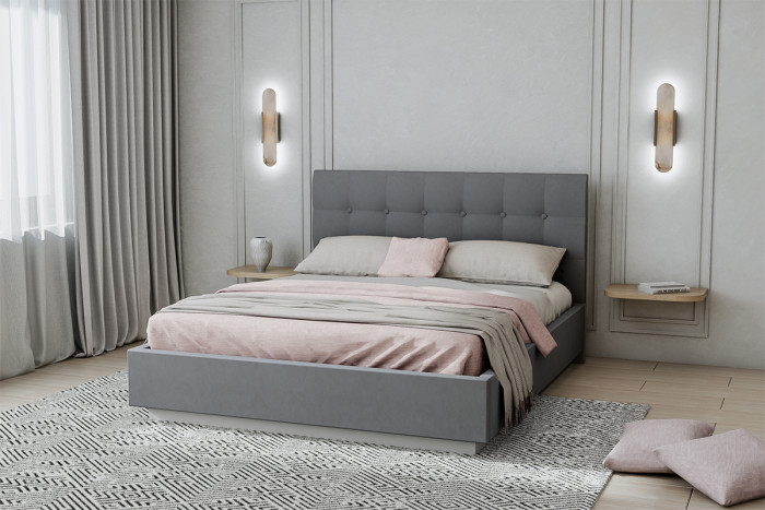 Кровать "Квадрат" арт.004 с подъемным механизмом, 160х200 - Alysia 014