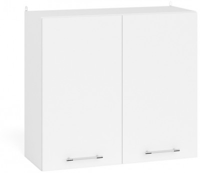 Кухня Мебель--24 ШВ800 Шкаф 80 см., цвет корпус белый/фасад ДСП белый, ШхГхВ 80х32х72 см.