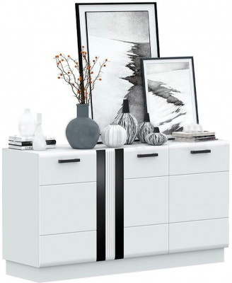 Магнолия Комод, белый глянец