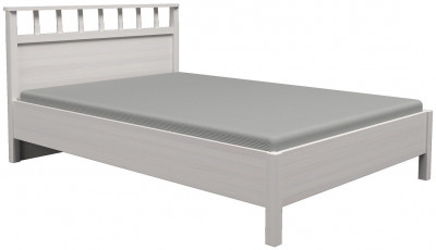 Кровать с ортопедическим основанием (металл) Sherlock 49 Люкс 120х200, ясень светлый