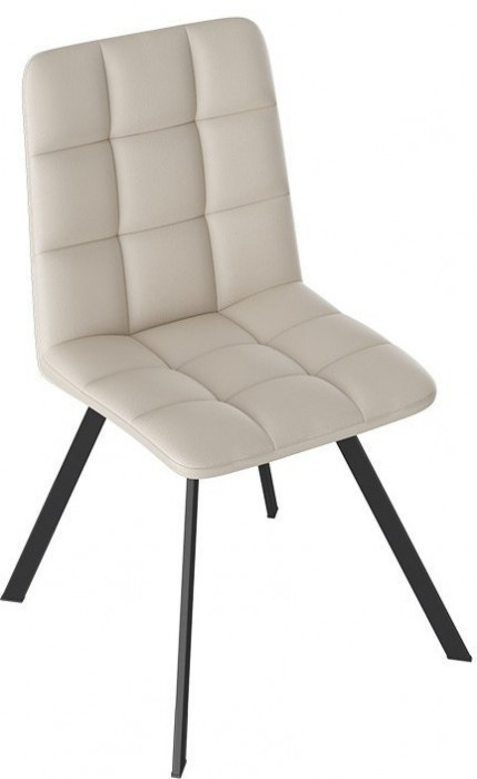 Бруно Стул (паук Т2) (Белый муар/Кожзам Белый)