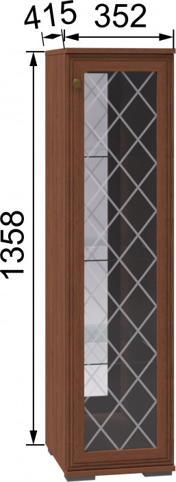 Ричард Пенал-витрина РШ-4 орех донской