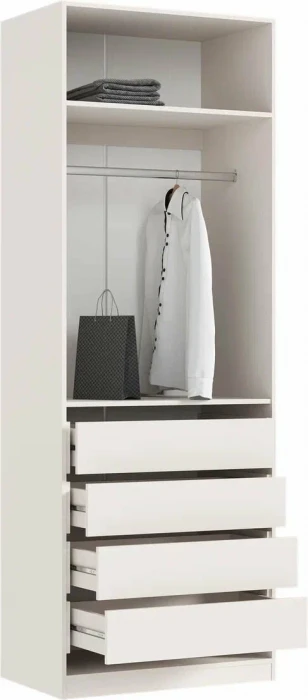 Гардеробная Ларго Вариант №2, Кашемир (без фасадов)