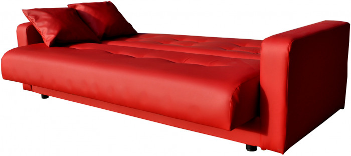 Диван Аккорд 120 красный ППУ