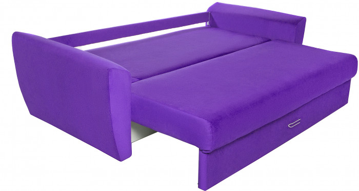 Диван еврокнижка Амстердам 160 ЛЮКС 08 ВЕЛЮР ФИОЛЕТОВЫЙ НПБ