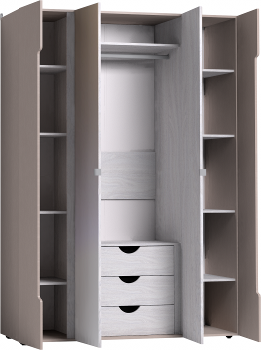 Шкаф для одежды и белья Brownie 777