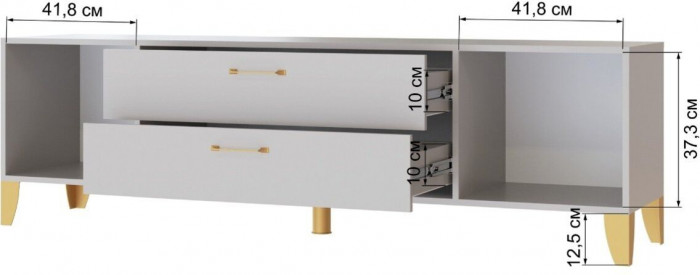 Тумба ТВ Парус-13 кашемир