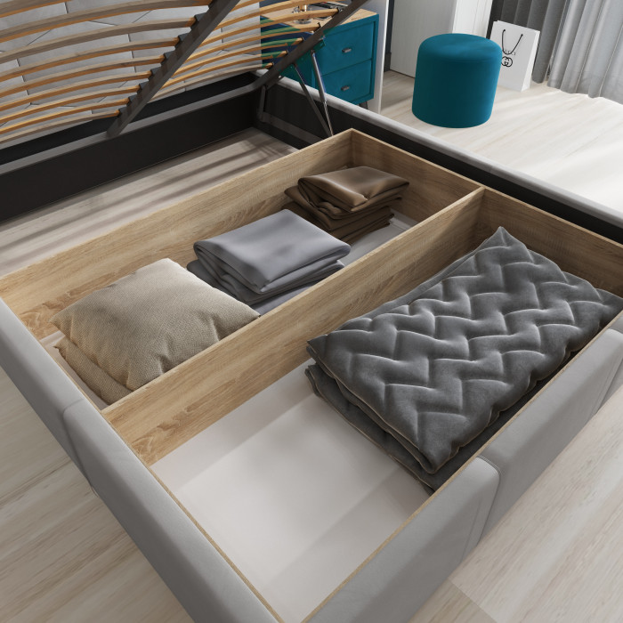 Манука Кровать интерьерная 180 коричневый, ПМ