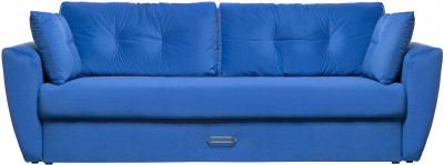 Диван еврокнижка Амстердам 160 ЛЮКС 07 ВЕЛЮР СИНИЙ НПБ