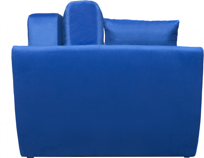 Диван еврокнижка Амстердам 160 ЛЮКС 07 ВЕЛЮР СИНИЙ НПБ