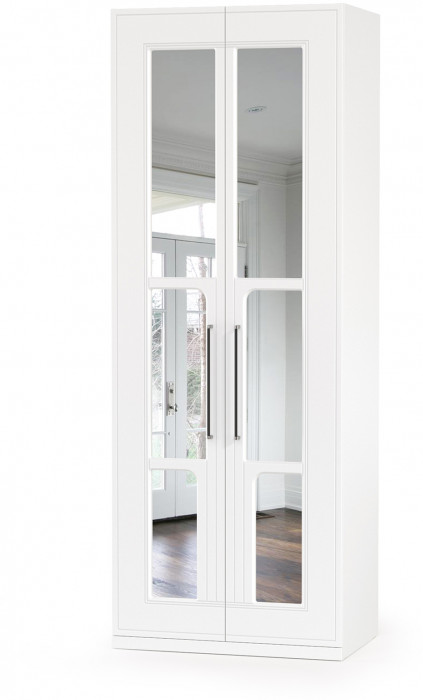 Валенсия Спальня № 17, ЛДСП белый шагрень/МДФ белый шагрень