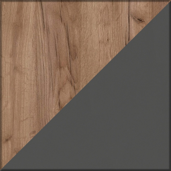 Два шкафа для одежды Домино 2-3430дкт/граф цвет дуб крафт табачный/графит