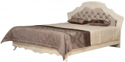 Кровать 06.121 Кантри патина вудлайн кремовый/сандал белый