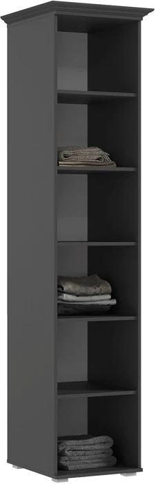 Престиж-1 Пенал со стеклом графит/графит структурный