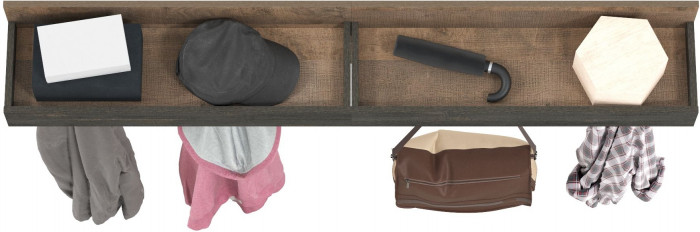 Трувор 15.04 Вешалка + 15.04 Вешалка, дуб гранж песочный/интра