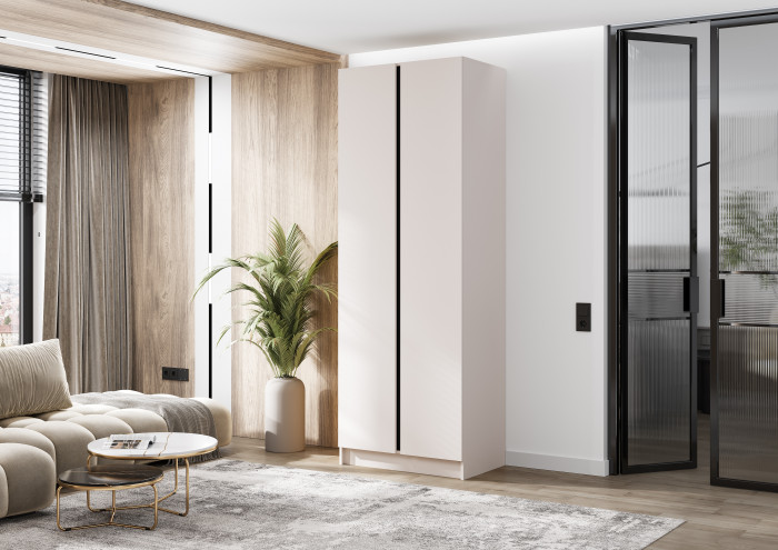 Келвин Шкаф 2-х створчатый (800) (Кашемир, Кашемир)