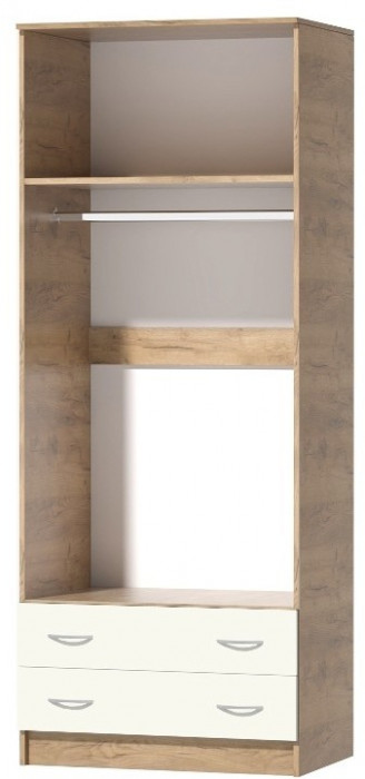 Модульная спальня Кэт-7 (композиция 4) (Крафт золотой / Миндаль)