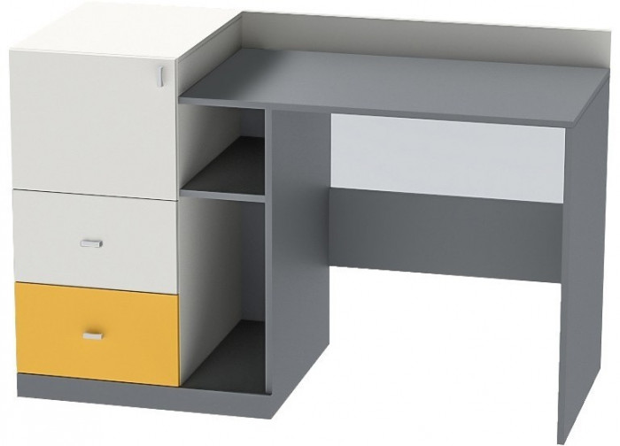 Клео СТ-1 Стол (Графит/Миндаль/Океан)