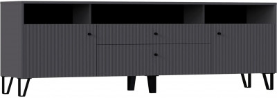 Оливия Тумба ТВ (Графит Софт, Графит)