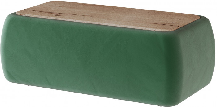 Стол журнальный Дизи изумруд/мдф дуб канадский